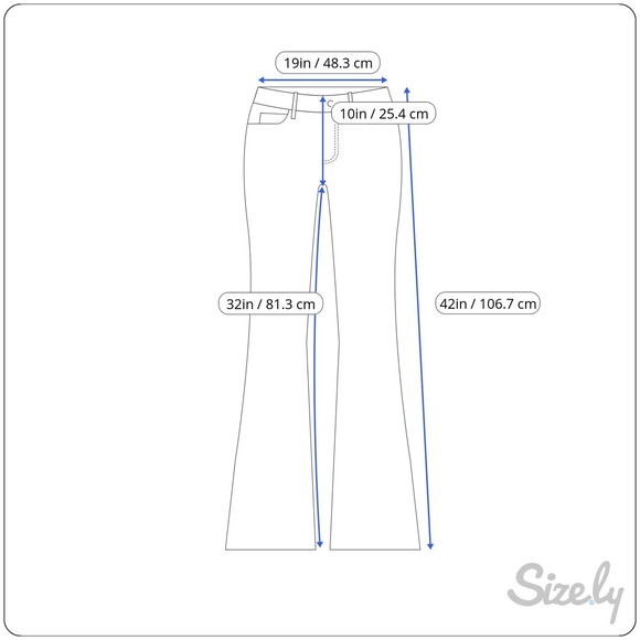 Cruel Girl NWT Relaxed Rosalie Denim Wide Leg Jeans Size 13 Reg Bling Pockets - Picture 8 of 8